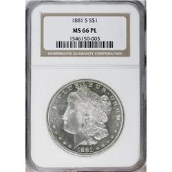 1881-S $1 Prooflike MS66 NGC