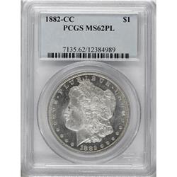 1882-CC $1 Prooflike MS62 PCGS