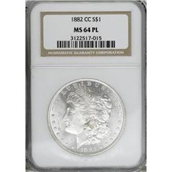 1882-CC $1 Prooflike MS64 NGC