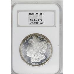 1882-CC $1 Deep Mirror Prooflike MS64 NGC