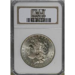 1882-O $1 MS64 NGC