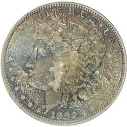 1882-O/S $1 AU58 NGC