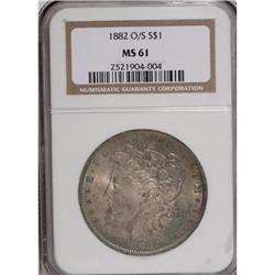 1882-O/S $1 MS61 NGC
