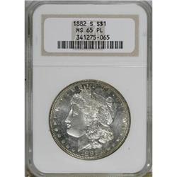 1882-S $1 Prooflike MS65 NGC
