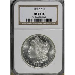 1882-S $1 Prooflike MS66 NGC