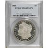 Image 1 : 1883 $1 Deep Mirror Prooflike MS64 PCGS