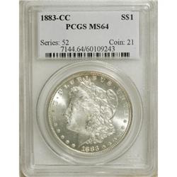 1883-CC $1 MS64 PCGS