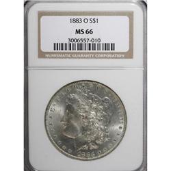 1883-O $1 MS66 NGC