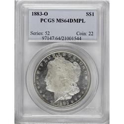 1883-O $1 Deep Mirror Prooflike MS64 PCGS