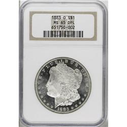 1883-O $1 Deep Mirror Prooflike MS65 NGC