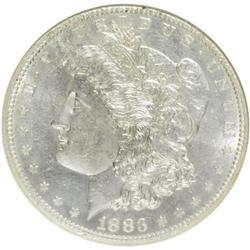 1883-S $1 AU58 NGC