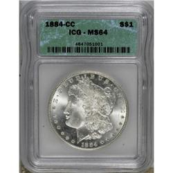 1884-CC $1 MS64 ICG