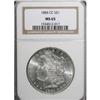 Image 1 : 1884-CC $1 MS65 NGC