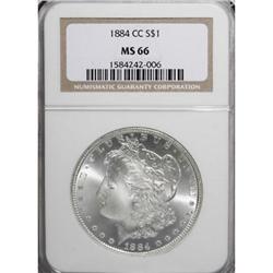 1884-CC $1 MS66 NGC