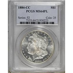 1884-CC $1 Prooflike MS64 PCGS