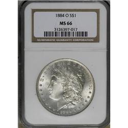 1884-O $1 MS66 NGC