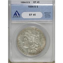 1884-S $1 XF45 ANACS