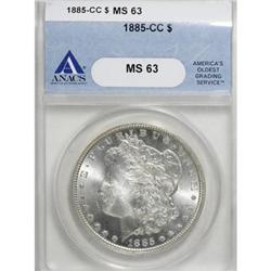 1885-CC $1 MS63 ANACS