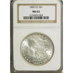 1885-CC $1 MS63 NGC