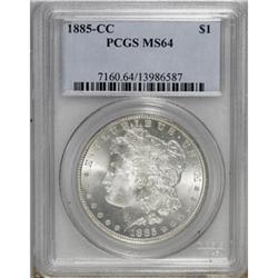 1885-CC $1 MS64 PCGS