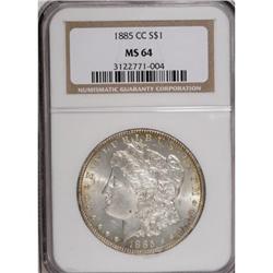 1885-CC $1 MS64 NGC