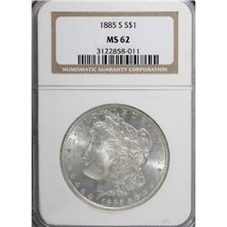 1885-S $1 MS62 NGC