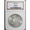 Image 1 : 1885-S $1 MS62 NGC