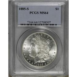 1885-S $1 MS64 PCGS