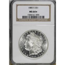 1885-S $1 MS64 NGC
