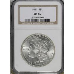 1886 $1 MS66 NGC