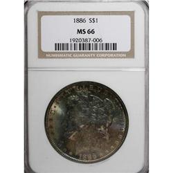 1886 $1 MS66 NGC