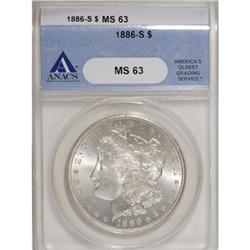 1886-S $1 MS63 ANACS