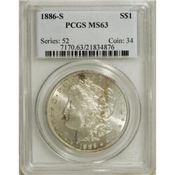 1886-S $1 MS63 PCGS