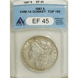 1887 $1 XF45 ANACS