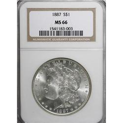 1887 $1 MS66 NGC
