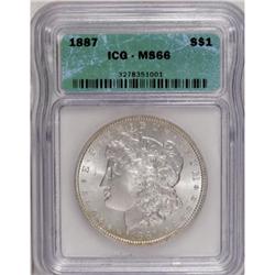 1887 $1 MS66 ICG