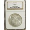 Image 1 : 1887 $1 MS66 NGC