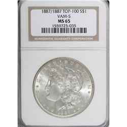 1887 $1 MS65 NGC