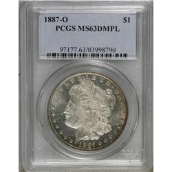 1887-O $1 Deep Mirror Prooflike MS63 PCGS