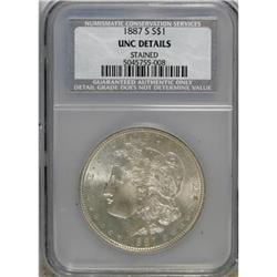 1887-S $1 MS60 CSN