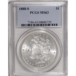 1888-S $1 MS63 PCGS