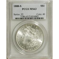 1888-S $1 MS63 PCGS