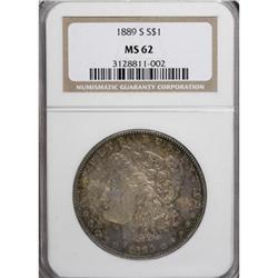 1889-S $1 MS62 NGC