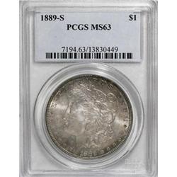 1889-S $1 MS63 PCGS