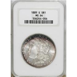 1889-S $1 MS64 NGC