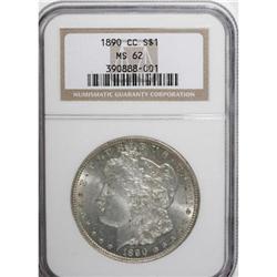 1890-CC $1 MS62 NGC