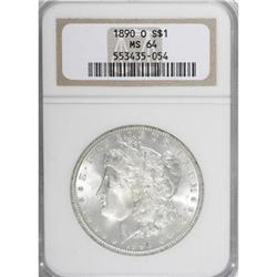 1890-O $1 MS64 NGC