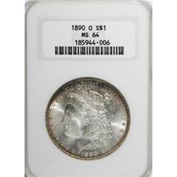 1890-O $1 MS64 NGC