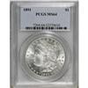 Image 1 : 1891 $1 MS64 PCGS