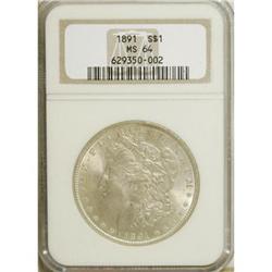 1891 $1 MS64 NGC